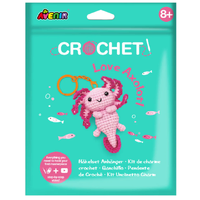 Avenir - Crochet Keychain - Axolotl