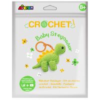 Avenir - Crochet Keychain - Baby Stegosaurus