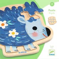 Djeco - Kipik Wooden Puzzle 9pc