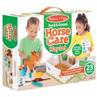 Melissa & Doug - Feed & Groom Horse Care Play Set