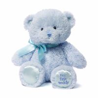 Gund - My First Teddy Blue 25cm