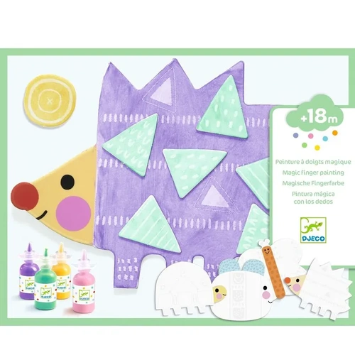 Djeco - Small Forms Magic Finger Painting Set