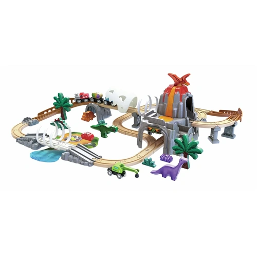 Hape - Dino Railway Adventure Set
