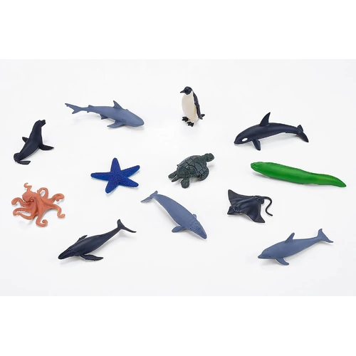 Mojo - Sealife Animals Figurine Set 12pc
