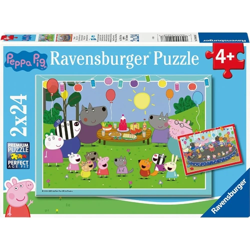 Ravensburger - Peppa Pig Party Time Puzzle 2x24pc